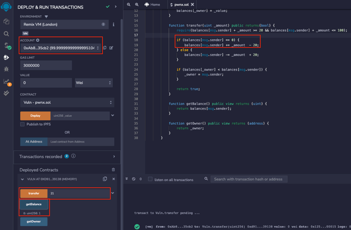 solidity-hacking-example